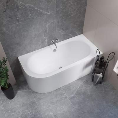 Ванна акриловая Lauter Bliss 160 P / 21201062P (с каркасом)