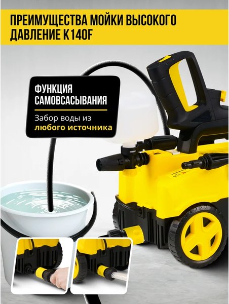 Мойка высокого давления Kolner K140F