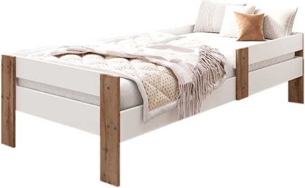 Кровать-тахта детская EcoWood Барселона-2 70х140 / ECO.001.00052.70-140.101SE/376WML - фото