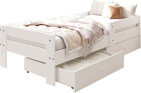 Кровать-тахта EcoWood Барселона-2 с ящиками 80х180 / ECO.001.00053.80-180.101SE - фото