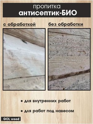 Антисептик для древесины GOL Антисептик-Био