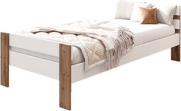 Односпальная кровать EcoWood Сидней-2 80х180 / ECO.001.00054.80-180.101SE/376WML - фото