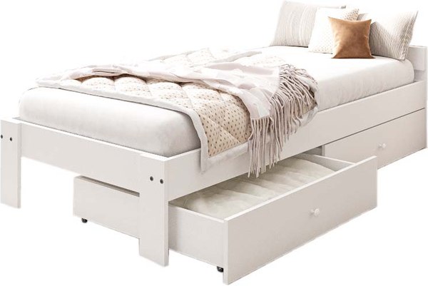 Односпальная кровать EcoWood Денвер-2 с ящиками 80х200 / ECO.001.00057.80-200.101SE - фото