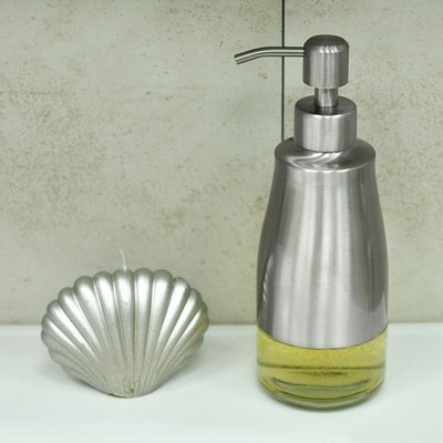 Дозатор для жидкого мыла Мультидом Металлик VL34-218