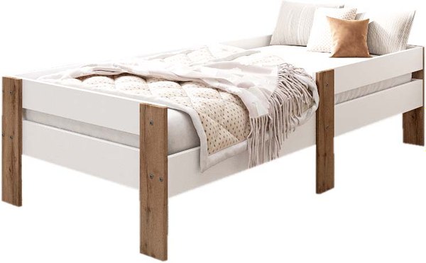 Кровать-тахта детская EcoWood Флорида-2 80х160 / ECO.001.00060.80-160.101SE/376WML - фото