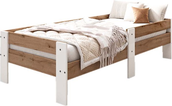 Кровать-тахта детская EcoWood Флорида-2 80х160 / ECO.001.00060.80-160.376WML/101SE - фото