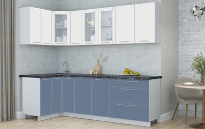 Кухонный гарнитур Интерлиния Мила Пластик 1.2x2.5