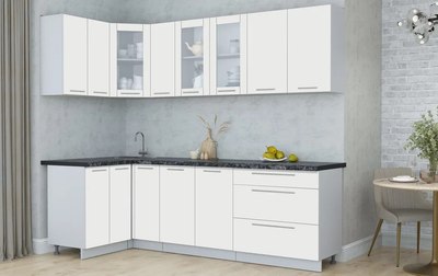 Кухонный гарнитур Интерлиния Мила Пластик 1.2x2.5