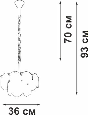 Люстра Vitaluce V5888-8/4
