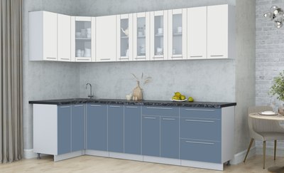Кухонный гарнитур Интерлиния Мила Пластик 1.2x2.8