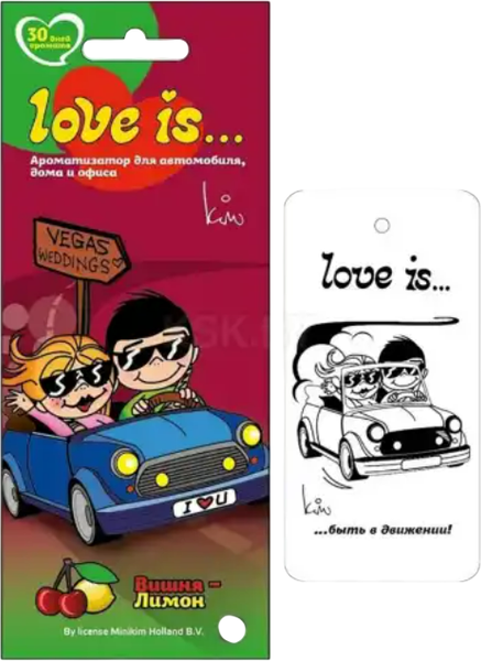 Ароматизатор автомобильный Aroma Riche Love Is / LI K 0006 - фото