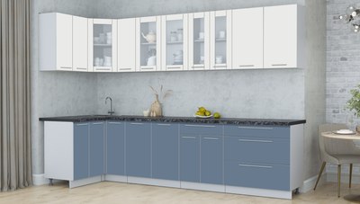 Кухонный гарнитур Интерлиния Мила Пластик 1.2x3.1