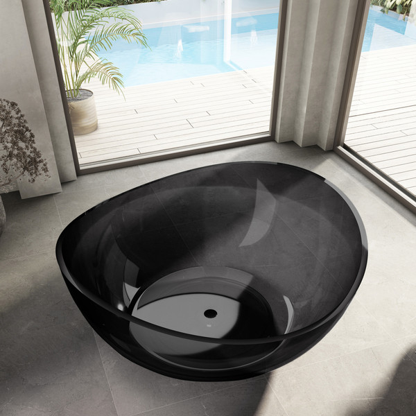 Ванна из полиэфирной смолы Abber Kristall AT9705 Onyx