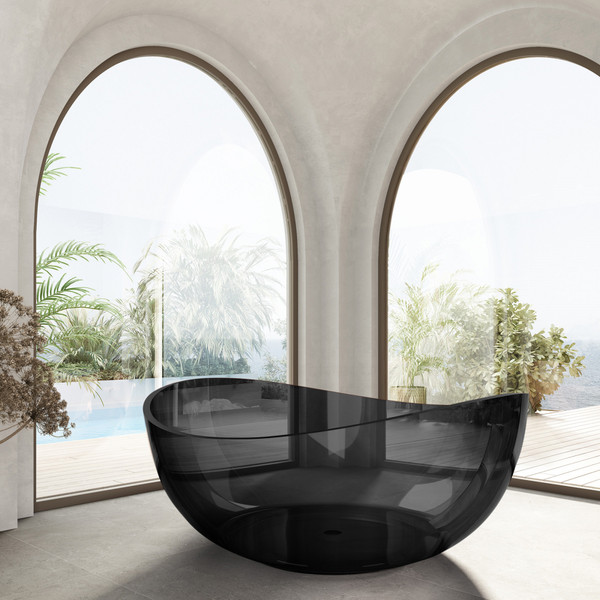 Ванна из полиэфирной смолы Abber Kristall AT9705 Onyx