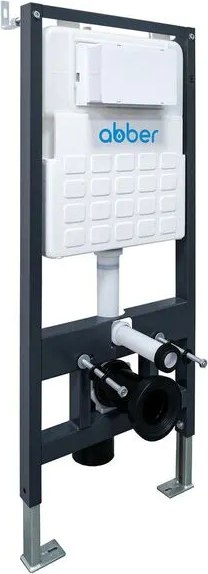 Унитаз подвесной с инсталляцией Abber Rechteck AC1201MB-AC0105-AC0121MB