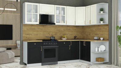 Кухонный гарнитур Интерлиния Мила Шато 1.5x2.6 PR