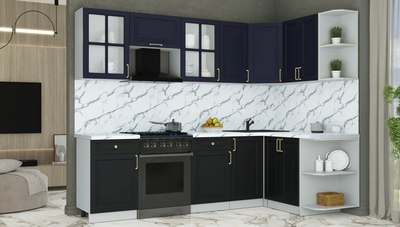 Кухонный гарнитур Интерлиния Мила Шато 1.5x2.6 PR