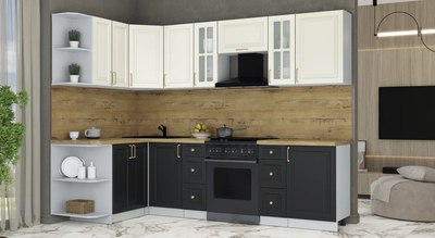 Кухонный гарнитур Интерлиния Мила Шато 1.5x2.7 LV