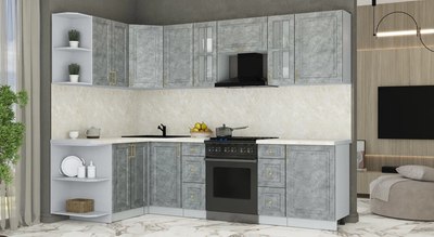 Кухонный гарнитур Интерлиния Мила Шато 1.5x2.7 LV