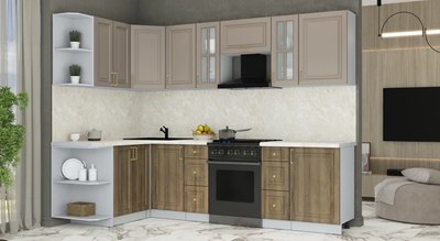 Кухонный гарнитур Интерлиния Мила Шато 1.5x2.7 LV