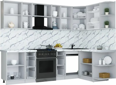 Кухонный гарнитур Интерлиния Мила Шато 1.5x2.7 PR