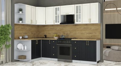 Кухонный гарнитур Интерлиния Мила Шато 1.5x2.8 LV