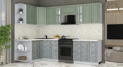 Кухонный гарнитур Интерлиния Мила Шато 1.5x2.8 LV