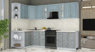 Кухонный гарнитур Интерлиния Мила Шато 1.5x2.8 LV