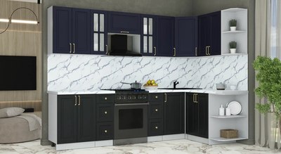 Кухонный гарнитур Интерлиния Мила Шато 1.5x2.8 PR