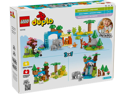 Конструктор Lego Duplo Семьи диких животных 3в1 10446