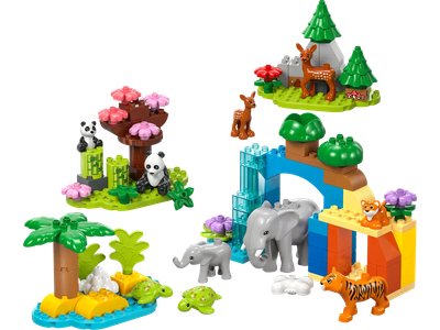 Конструктор Lego Duplo Семьи диких животных 3в1 10446