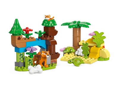 Конструктор Lego Duplo Семьи диких животных 3в1 10446