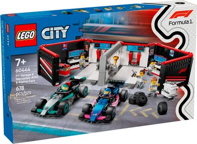 Конструктор Lego City Гараж для Mercedes и Alpine 60444 - фото