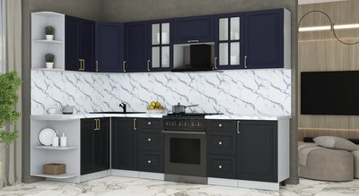 Кухонный гарнитур Интерлиния Мила Шато 1.5x2.9 LV