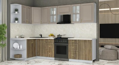 Кухонный гарнитур Интерлиния Мила Шато 1.5x2.9 LV