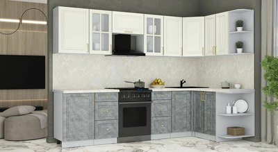 Кухонный гарнитур Интерлиния Мила Шато 1.5x2.9 PR