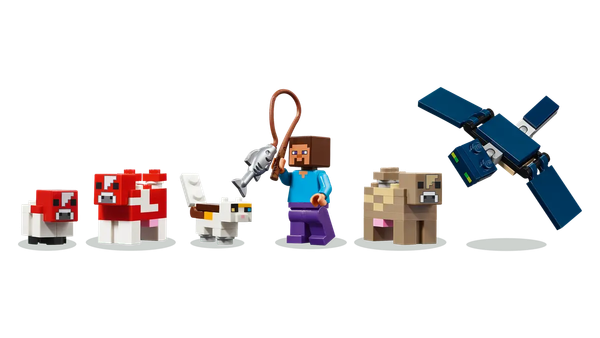 Конструктор Lego Minecraft Мухоморный дом 21270