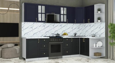 Кухонный гарнитур Интерлиния Мила Шато 1.5x2.9 PR