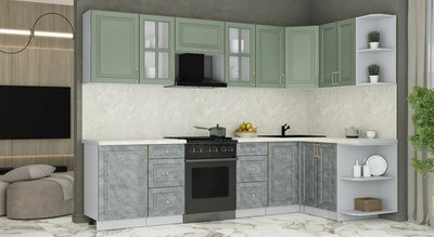 Кухонный гарнитур Интерлиния Мила Шато 1.5x2.9 PR