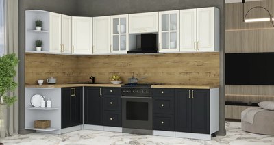 Кухонный гарнитур Интерлиния Мила Шато 1.5x3.0 LV