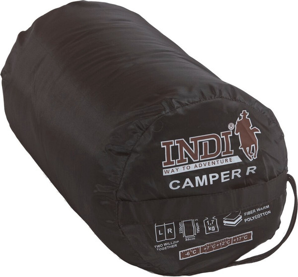 Спальный мешок INDI Camper L-zip от -6°C