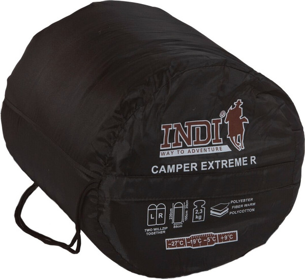 Спальный мешок INDI Camper Extreme L-zip от -27 C