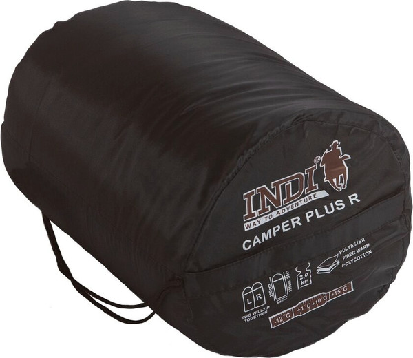 Спальный мешок INDI Camper Plus L-zip от -12°C