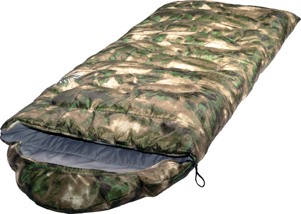 Спальный мешок INDI Traveller camo R-zip от -12°С - фото