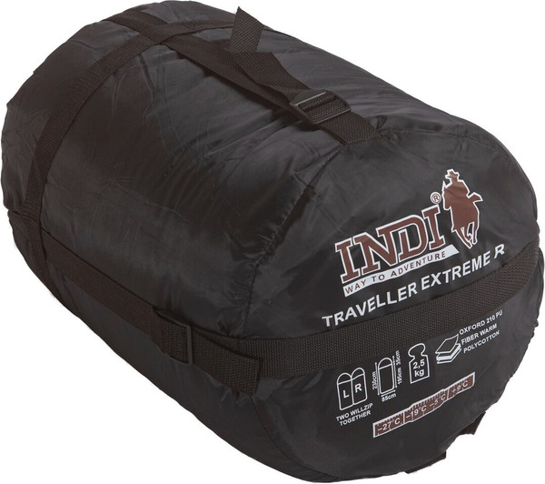 Спальный мешок INDI Traveller Extreme L-zip от -27°С