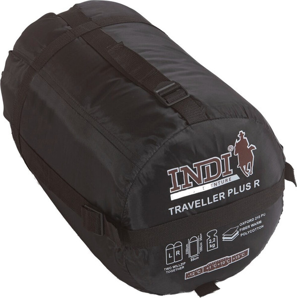 Спальный мешок INDI Traveller Plus R-zip от -12°С