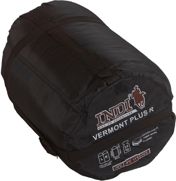 Спальный мешок INDI Vermont Plus R-zip от -15°С
