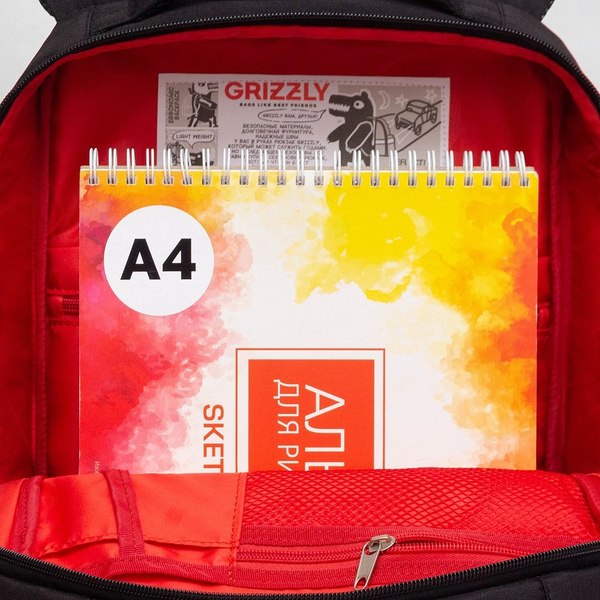 Школьный рюкзак Grizzly RB-556-2