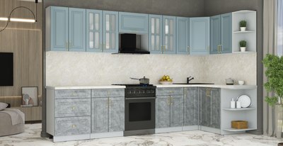 Кухонный гарнитур Интерлиния Мила Шато 1.5x3.3 PR