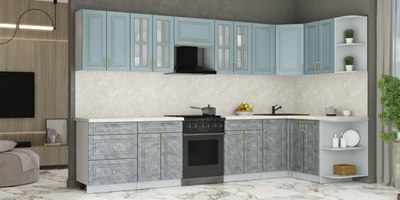 Кухонный гарнитур Интерлиния Мила Шато 1.5x3.4 PR